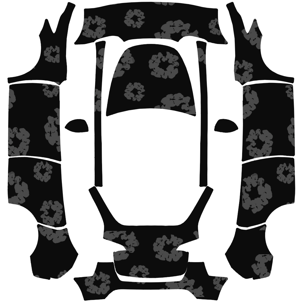 牛仔布撕裂黑色